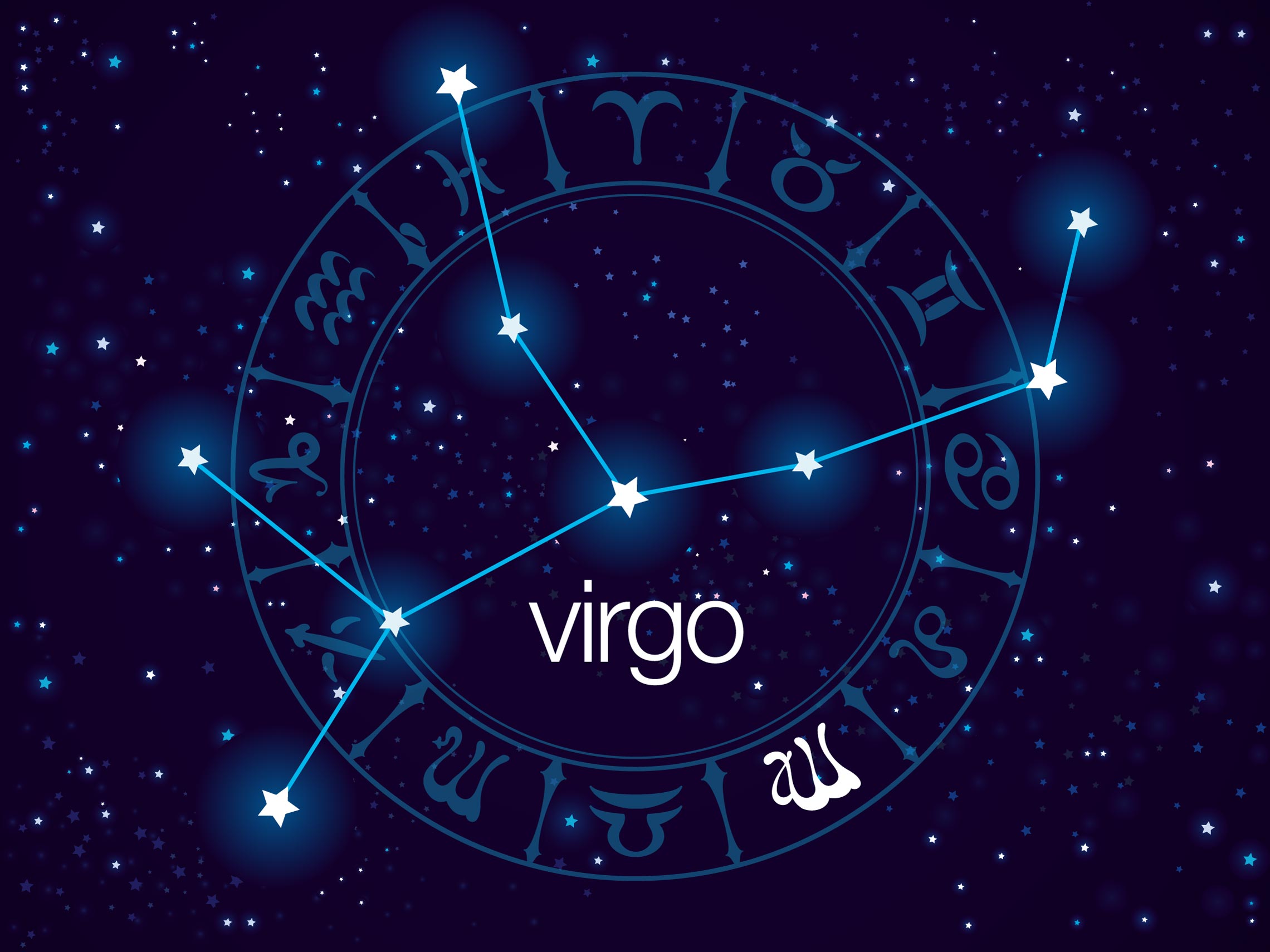 Logo zodiak Virgo